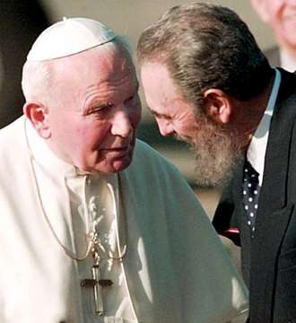 Pope and Castro